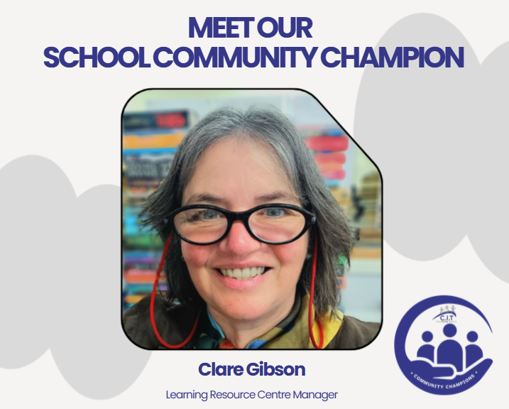 A Photo of Clare, our Community Champion at Kesteven & Sleaford High School. A Photo of Clare, our Community Champion at Kesteven & Sleaford High School.