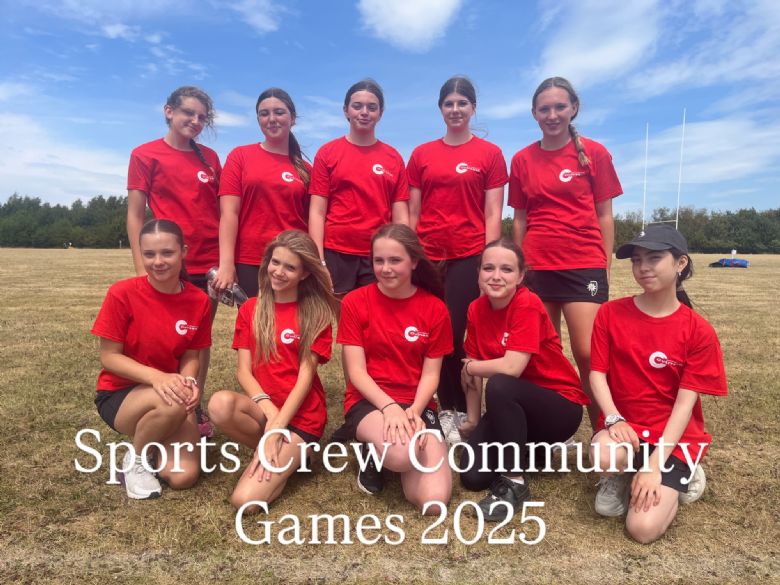 student sports leaders at community games
