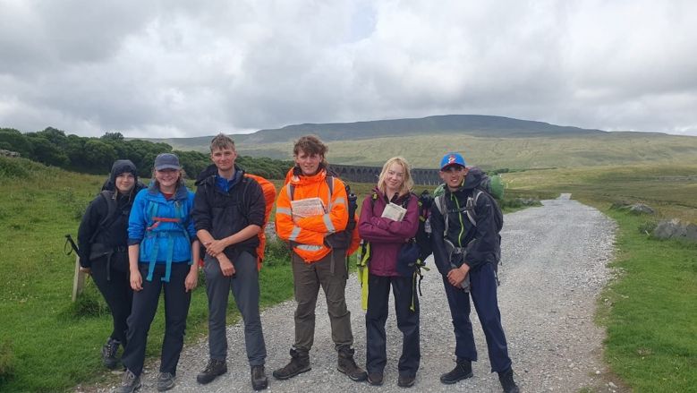 group of students in rolling hills