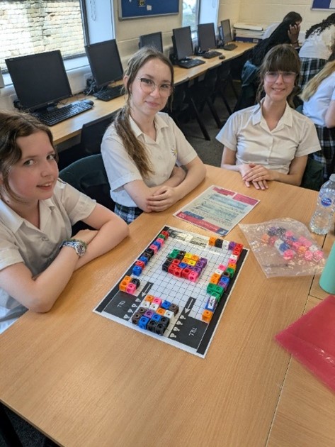 students doing maths puzzles