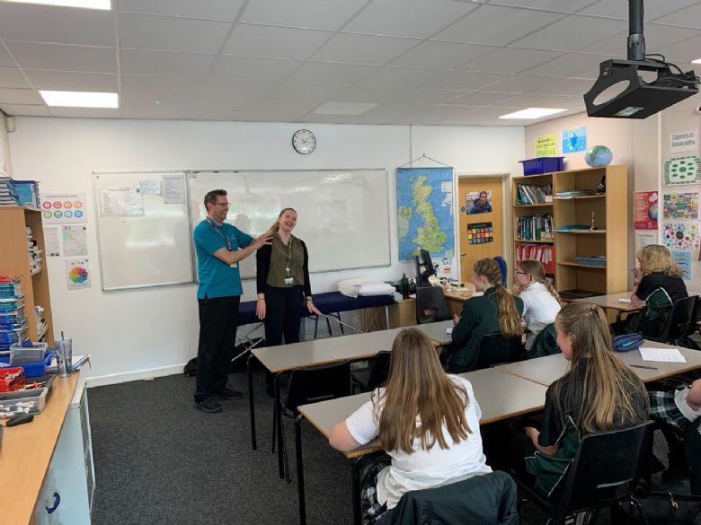 students in a classroom