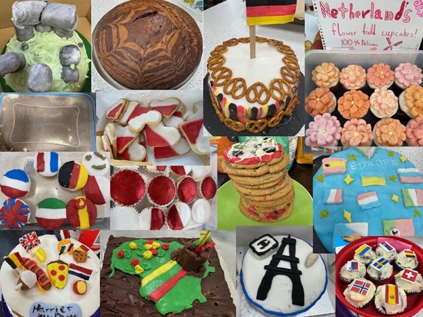 variety of cakes