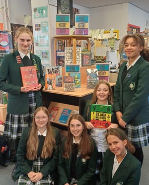students with books