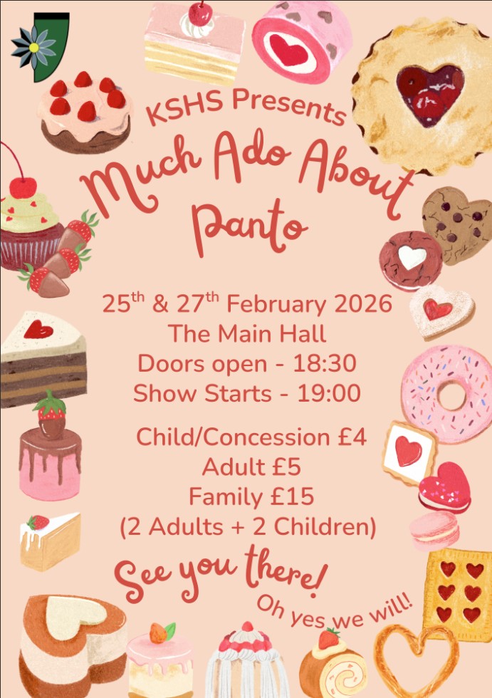 poster advertising school panto