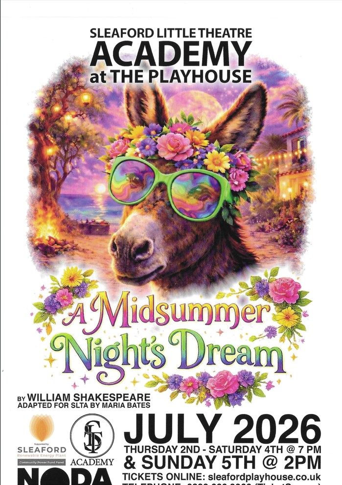 Poster for a midsummer night's dream play