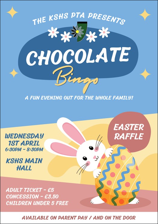 Easter bingo poster