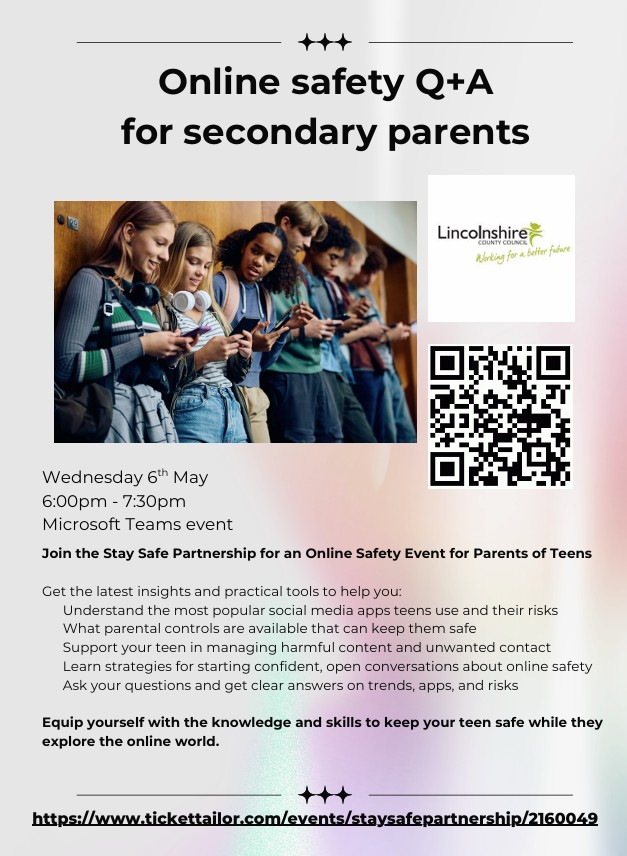 online safety Q+A event details