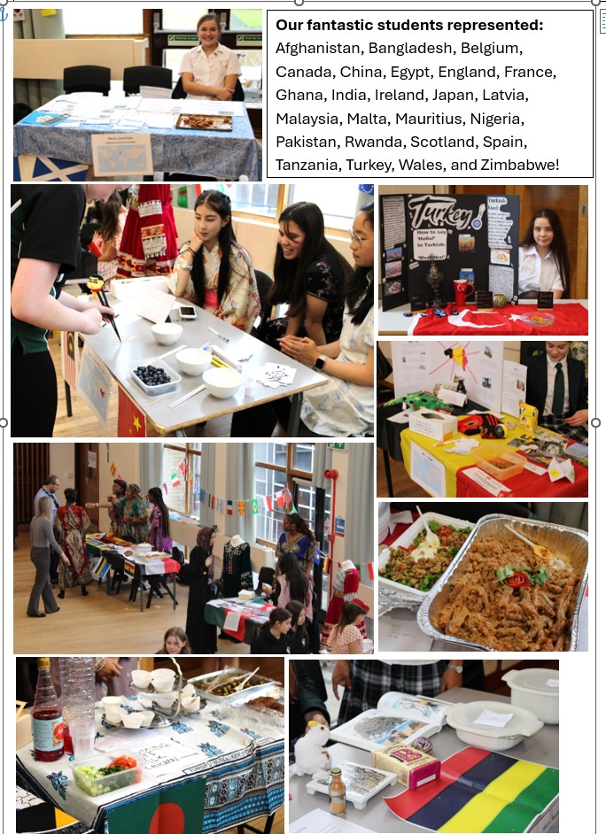 various photos of World Fair event where many cultures were celebrated