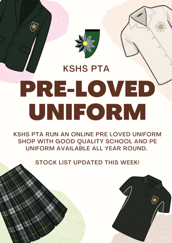 pre loved uniform poster