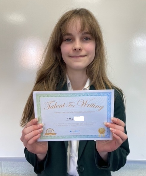 student with creative writing certificate